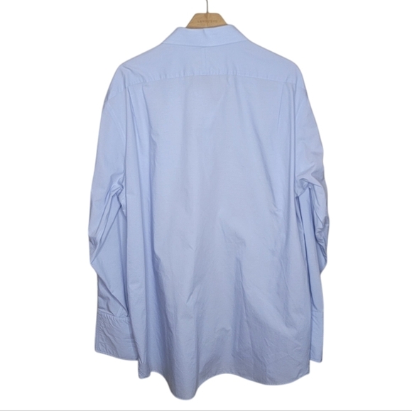 Stafford | Signature The Executive Shirt in Light Blue French Cuffs - Picture 5 of 5